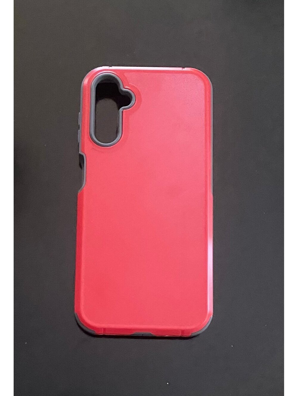 Onn Slim Rugged Case for Samsung Galaxy A14 5G Red/Gray